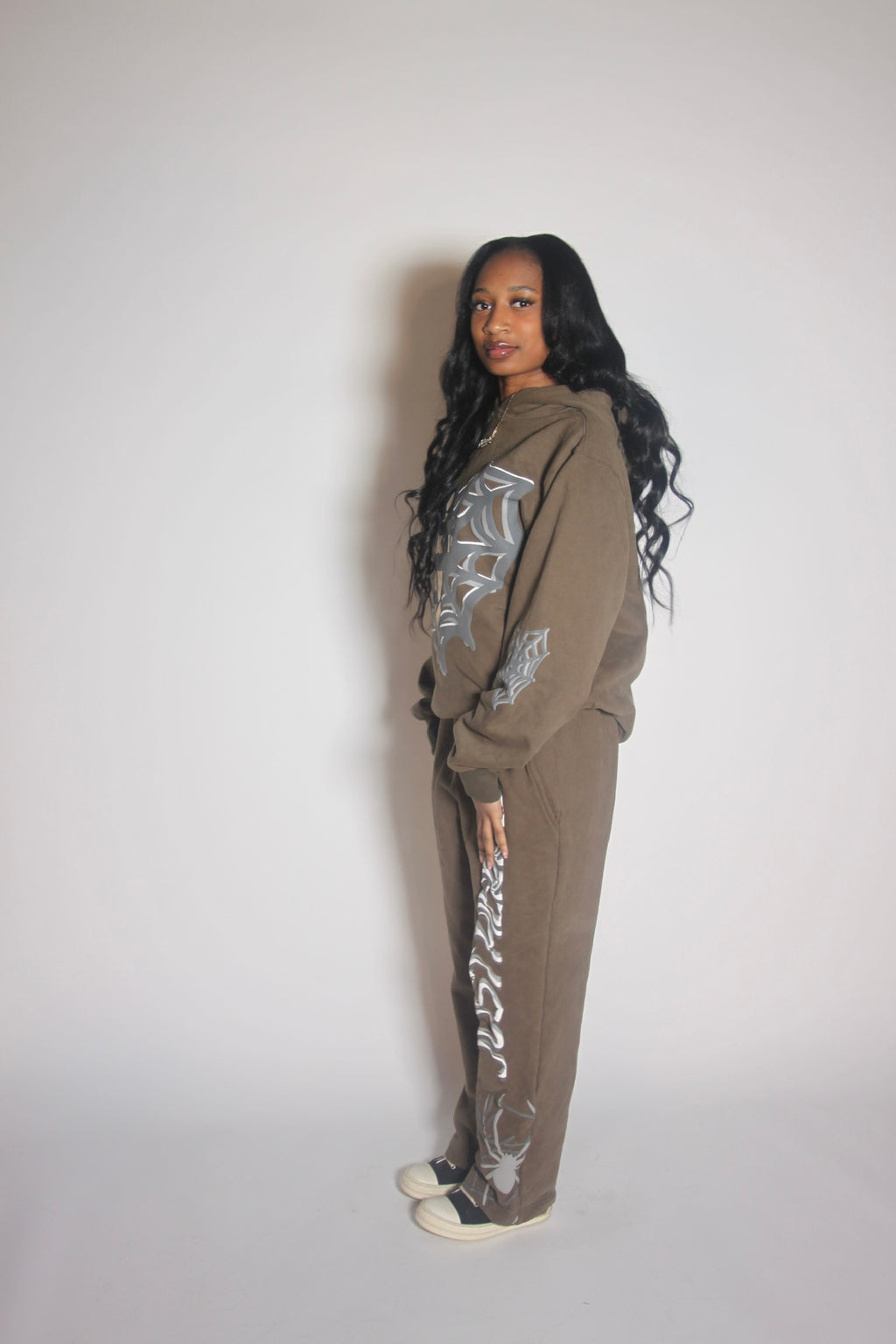 SPIDER SWEATSUIT GREEN // GREY