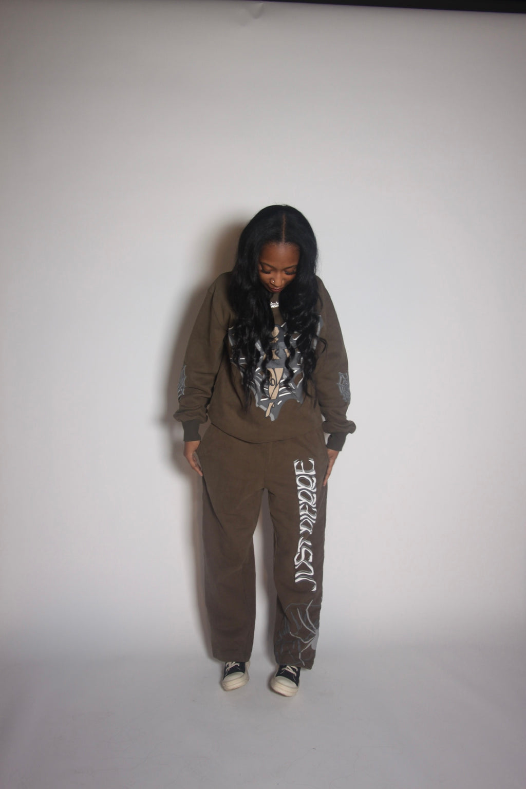 SPIDER SWEATSUIT GREEN // GREY