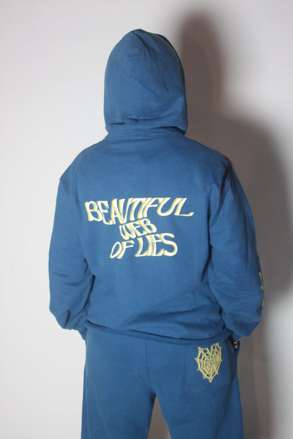 SPIDER SWEATSUIT YELLOW // BLUE